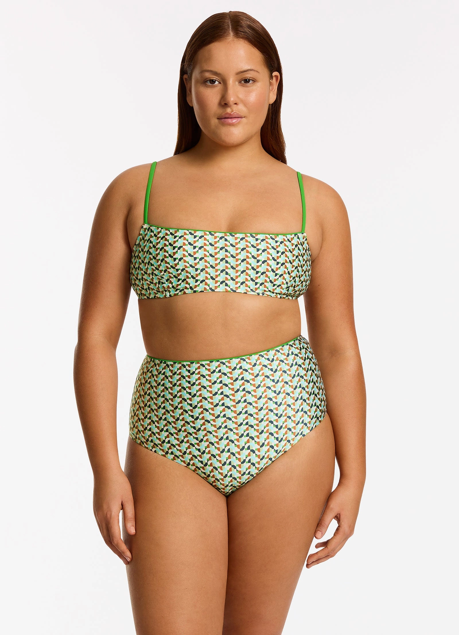 Acacia Tank Bikini Top - Multi