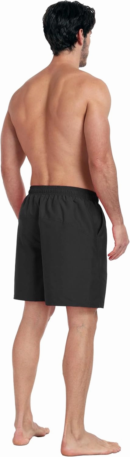Adoretex Men's Guard 18" Swim Board Shorts, 100% Lightweight Polyester Swim Trunks with Mesh Liner