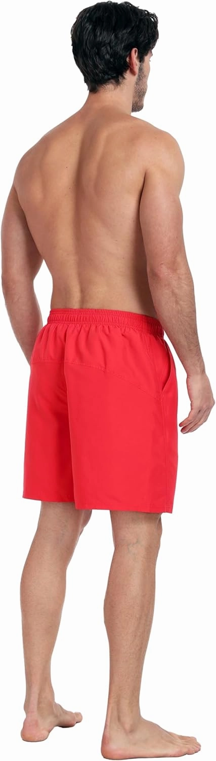 Adoretex Men's Guard 18" Swim Board Shorts, 100% Lightweight Polyester Swim Trunks with Mesh Liner
