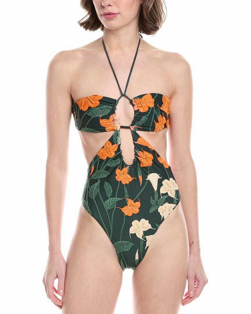 Agua by Agua Bendita Sabanero Nocturno Trikini One-Piece