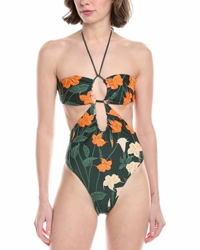 Agua by Agua Bendita Sabanero Nocturno Trikini One-Piece