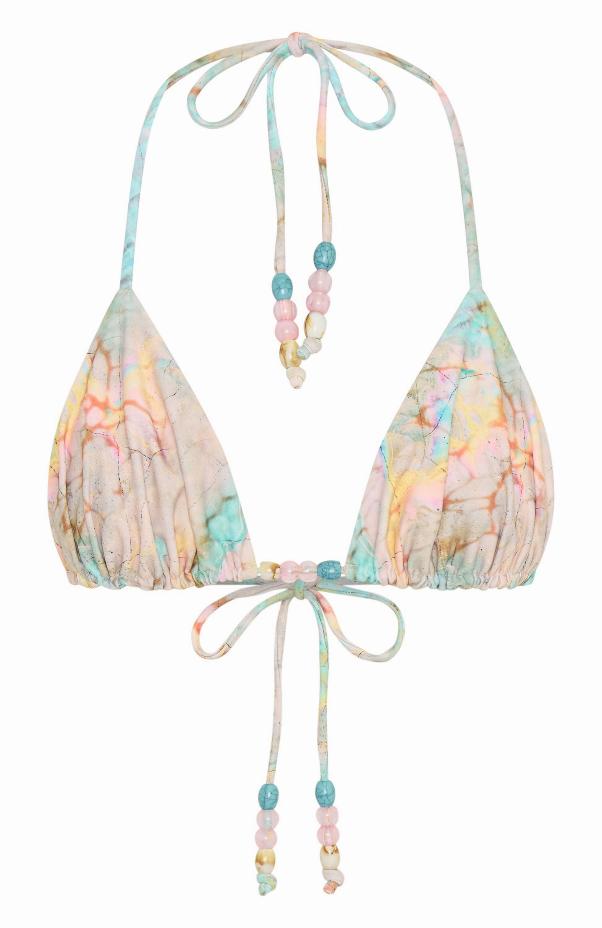 Akira Bikini Top Seaside Mottle