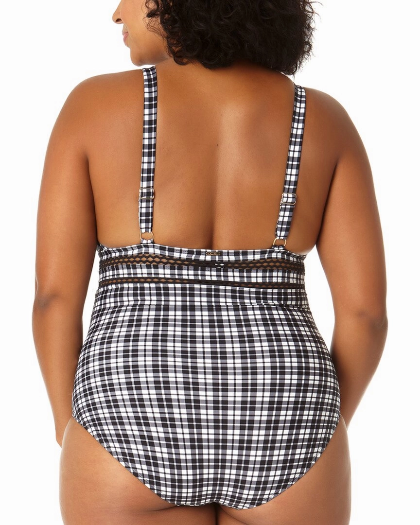 Anne Cole Trim Insert Tri One-Piece