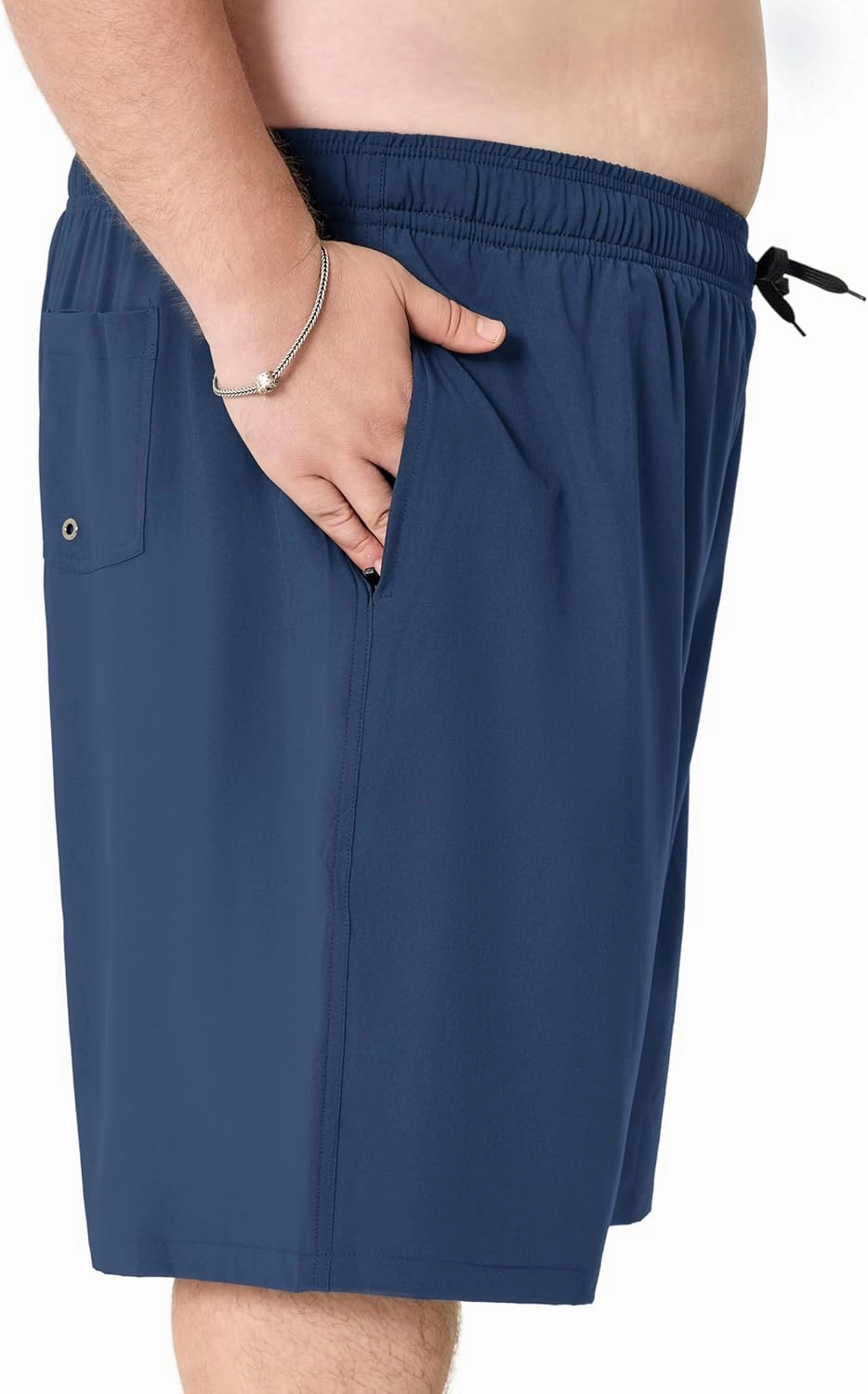 Arcweg Mens Swim Trunks Big and Tall Plus Size Swimsuit for Men with Compression Liner and Zip Pocket Phone Pocket