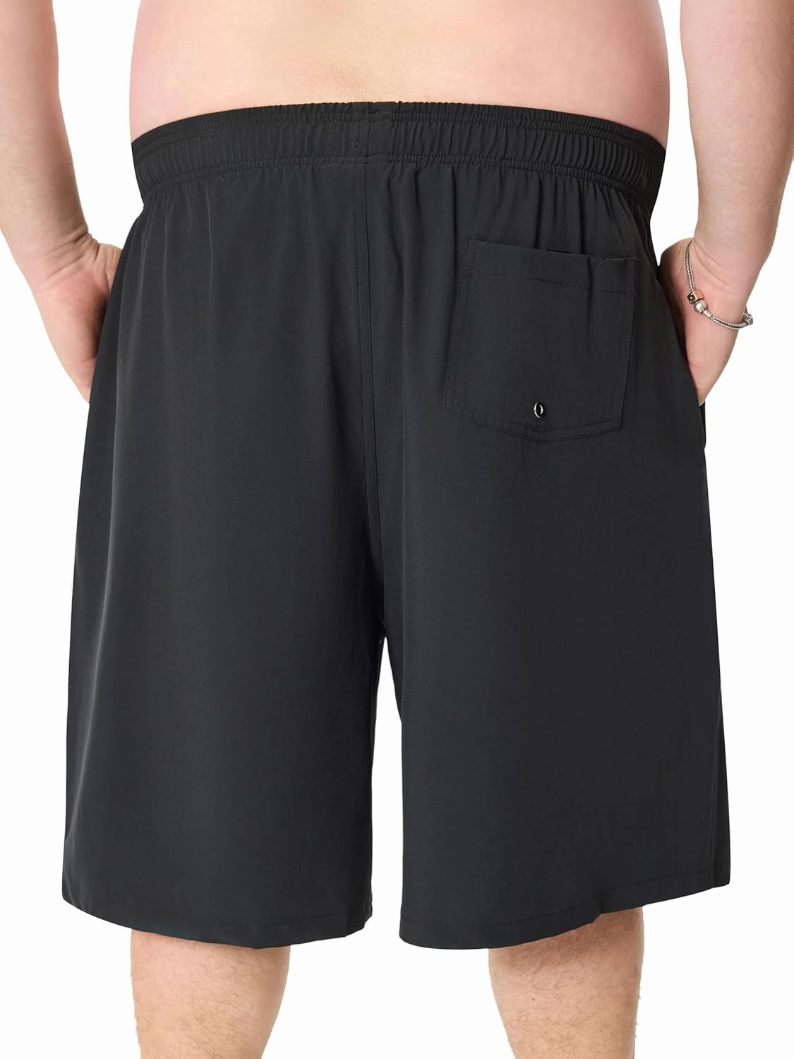 Arcweg Mens Swim Trunks Big and Tall Plus Size Swimsuit for Men with Compression Liner and Zip Pocket Phone Pocket