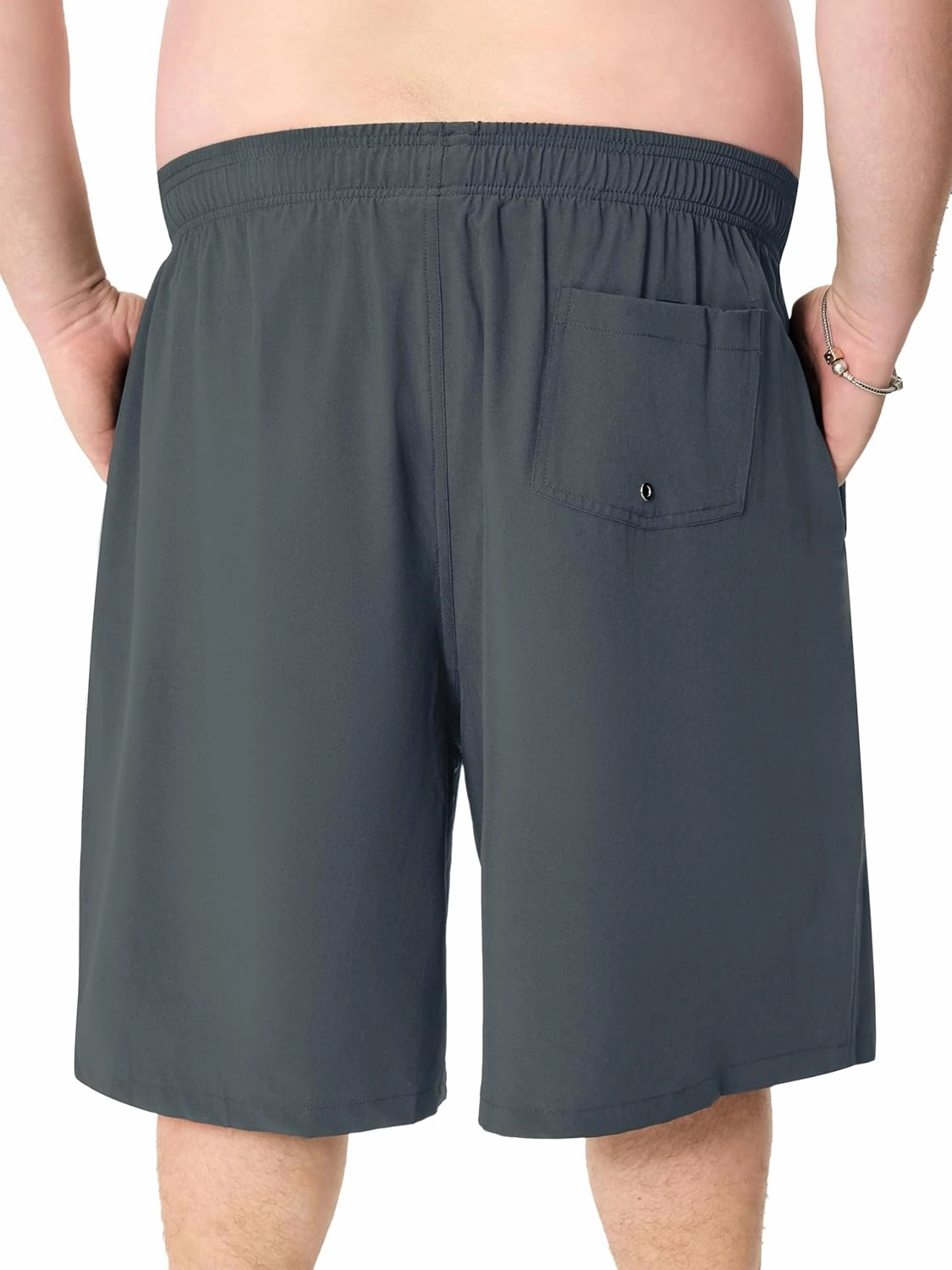 Arcweg Mens Swim Trunks Big and Tall Plus Size Swimsuit for Men with Compression Liner and Zip Pocket Phone Pocket