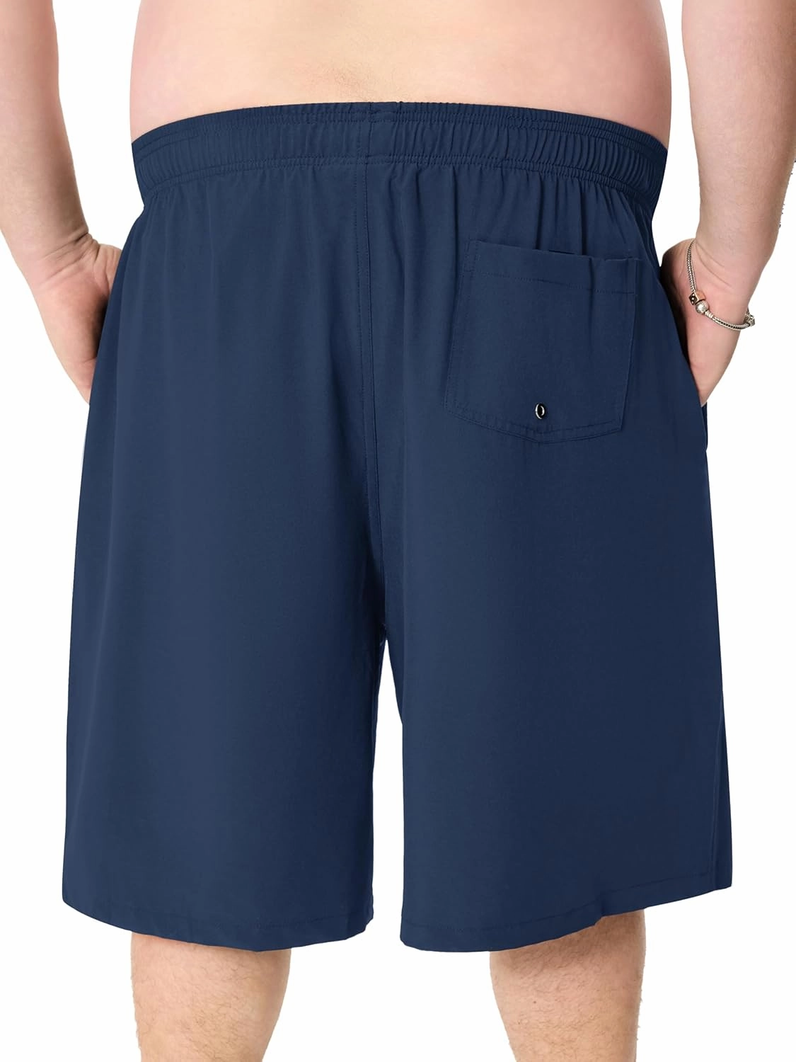 Arcweg Mens Swim Trunks Big and Tall Plus Size Swimsuit for Men with Compression Liner and Zip Pocket Phone Pocket
