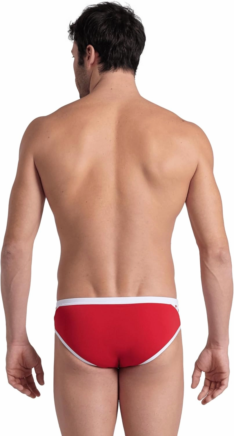 Arena Men's Icons Solid Swim Briefs Professional Training Swimsuit Sports Trunk