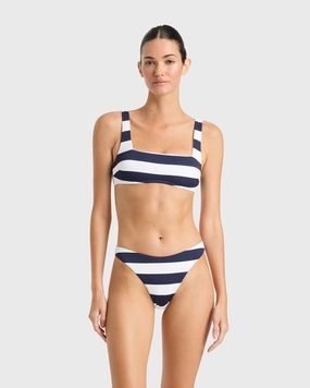 Aria Bikini Top - Navy Stripe (Embodee)