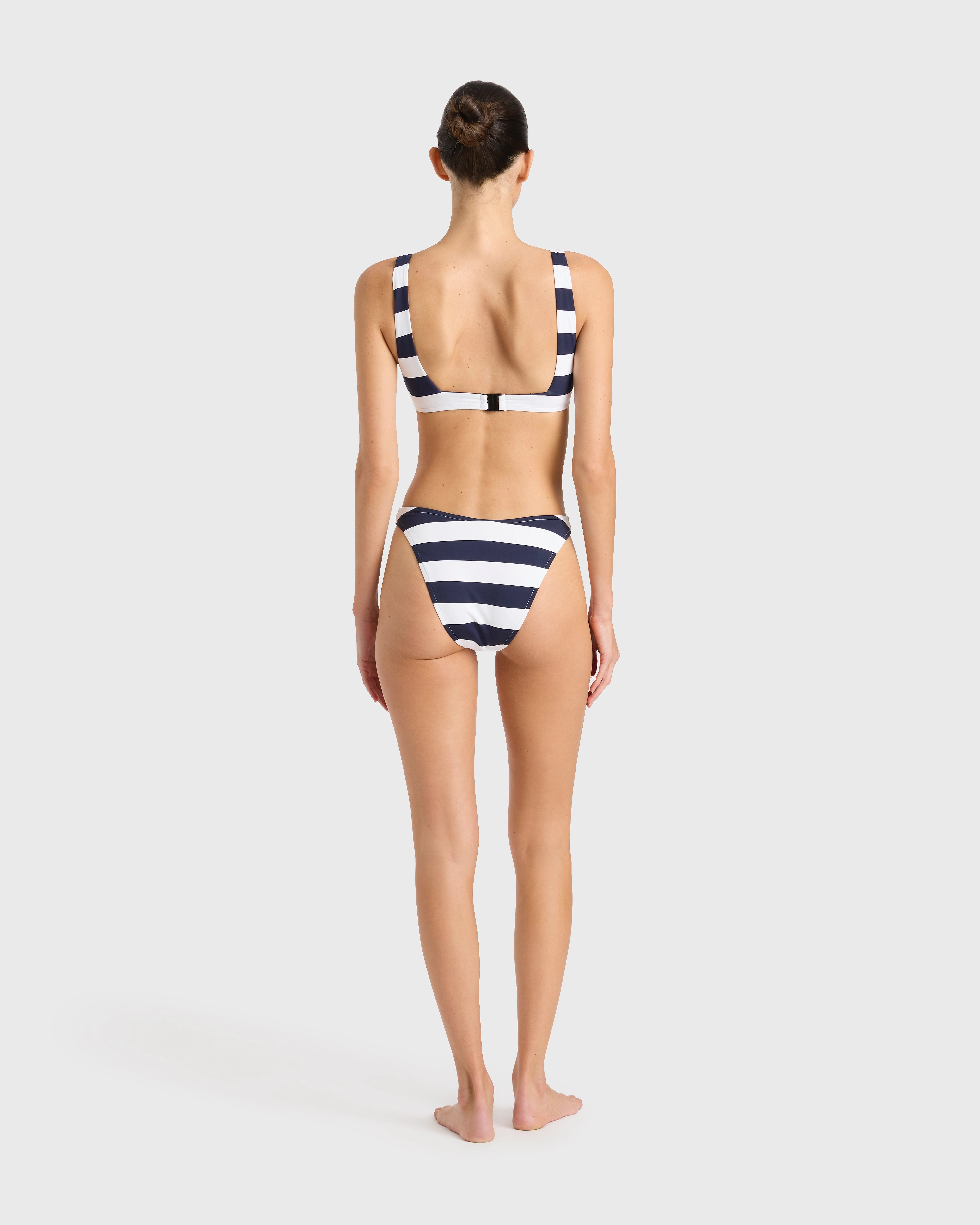 Aria Bikini Top - Navy Stripe (Embodee)