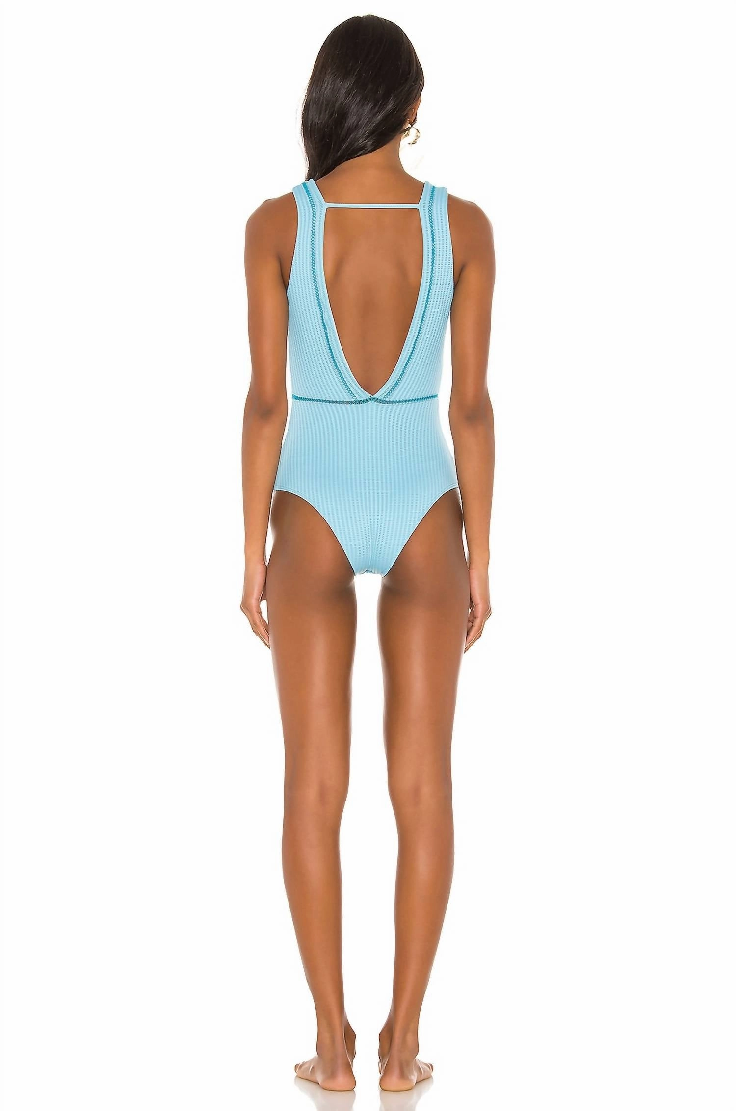 Aubrey Swimsuit Sky Plunge