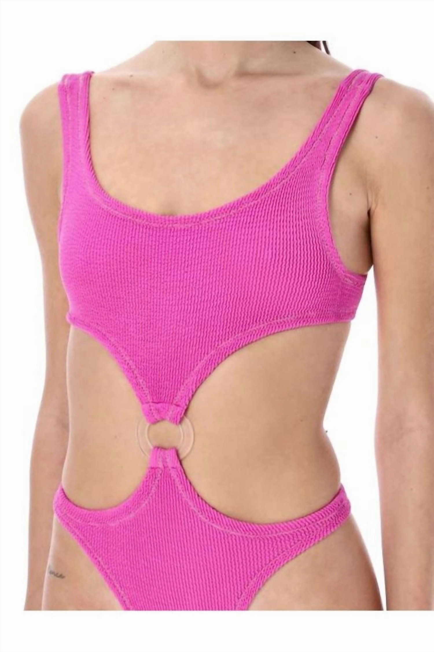 August Scrunch Swimsuit In Peonie