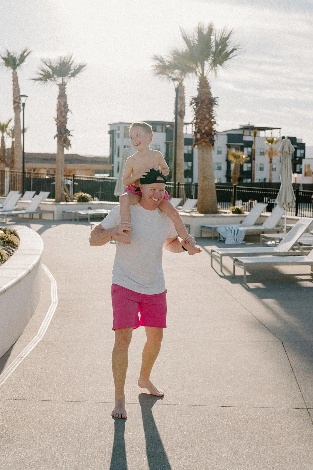 Azalea Pink | Men's Boardies