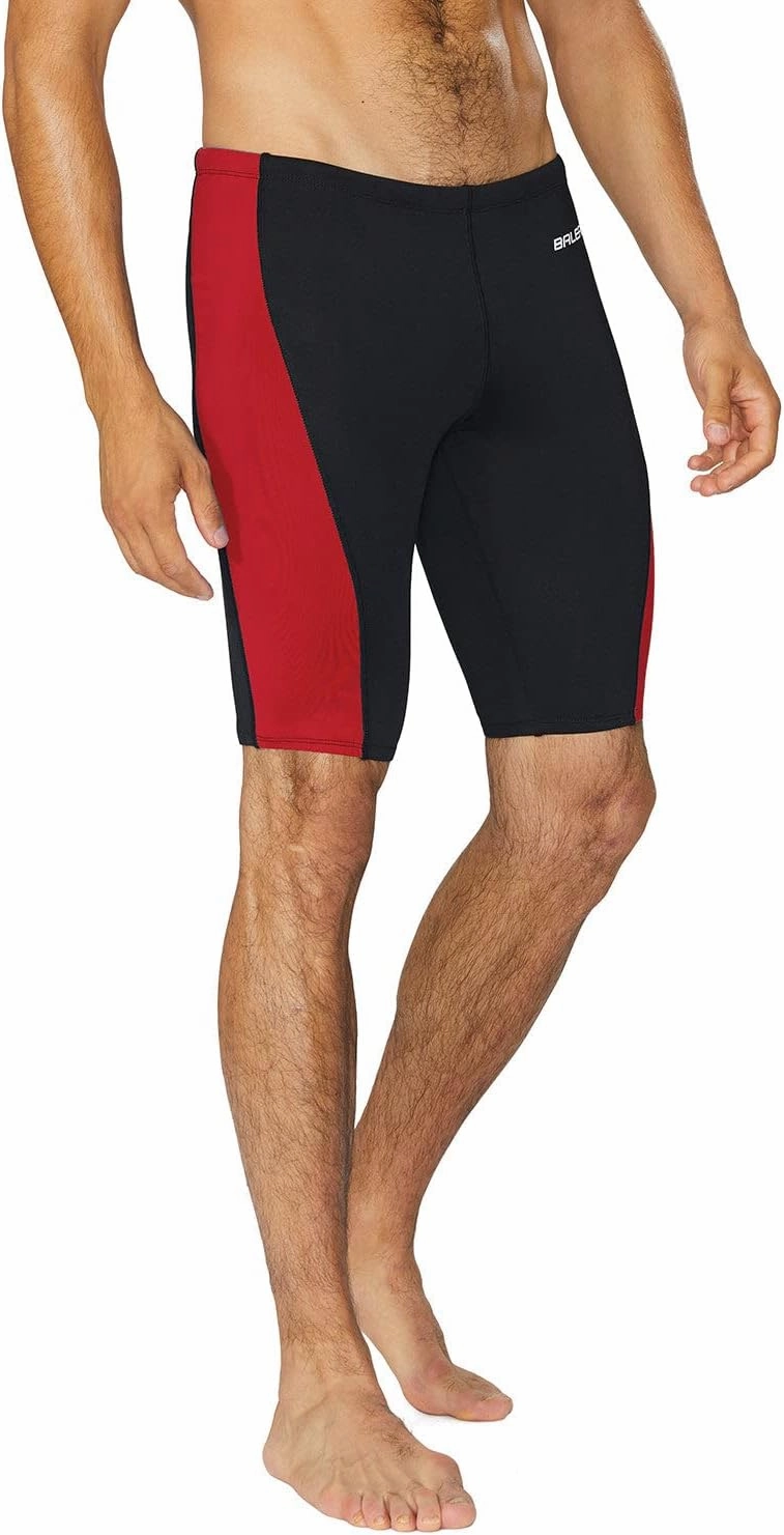 baleaf Men's Swimsuit Swim Jammers Athletic Training Swimwear Durable Team Lap Swimming Racing Competition