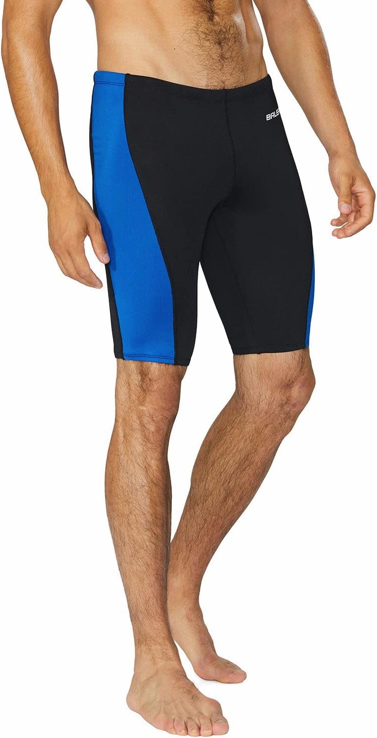 baleaf Men's Swimsuit Swim Jammers Athletic Training Swimwear Durable Team Lap Swimming Racing Competition