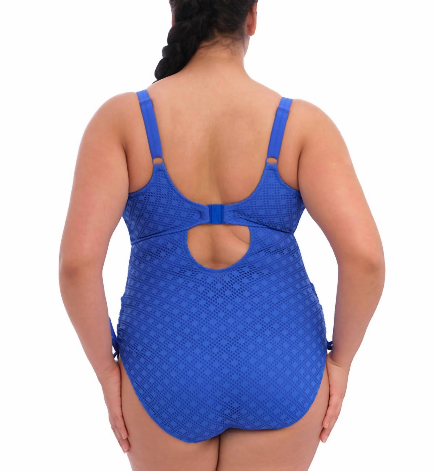 Bazaruto Plunge Non Wire One Piece Swimsuit In Sapphire