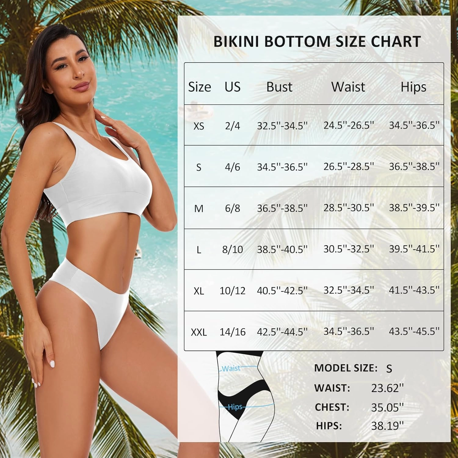 Bellecarrie Thong Bikini Bottom for Women High Cut Thong Bathing Suit Bottoms for Dance Festival Rave