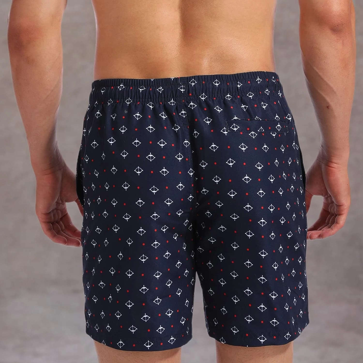 Biwisy Mens Swim Trunks Quick Dry Swim Shorts with Mesh Lining Funny Beach Shorts