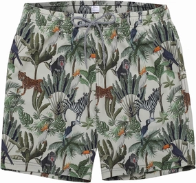 Biwisy Mens Swim Trunks Quick Dry Swim Shorts with Mesh Lining Funny Beach Shorts
