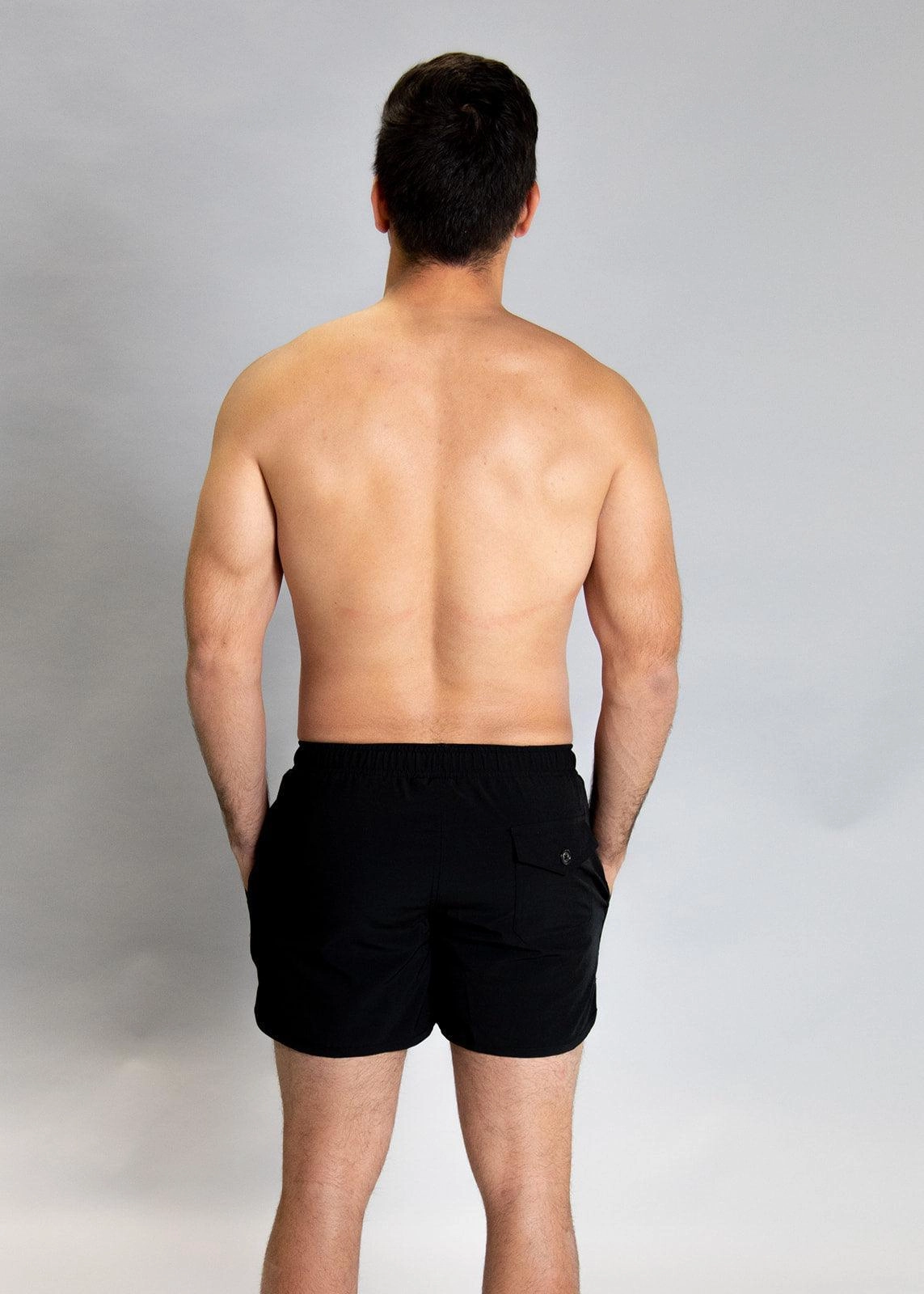 Black | Men's Retro Shorties