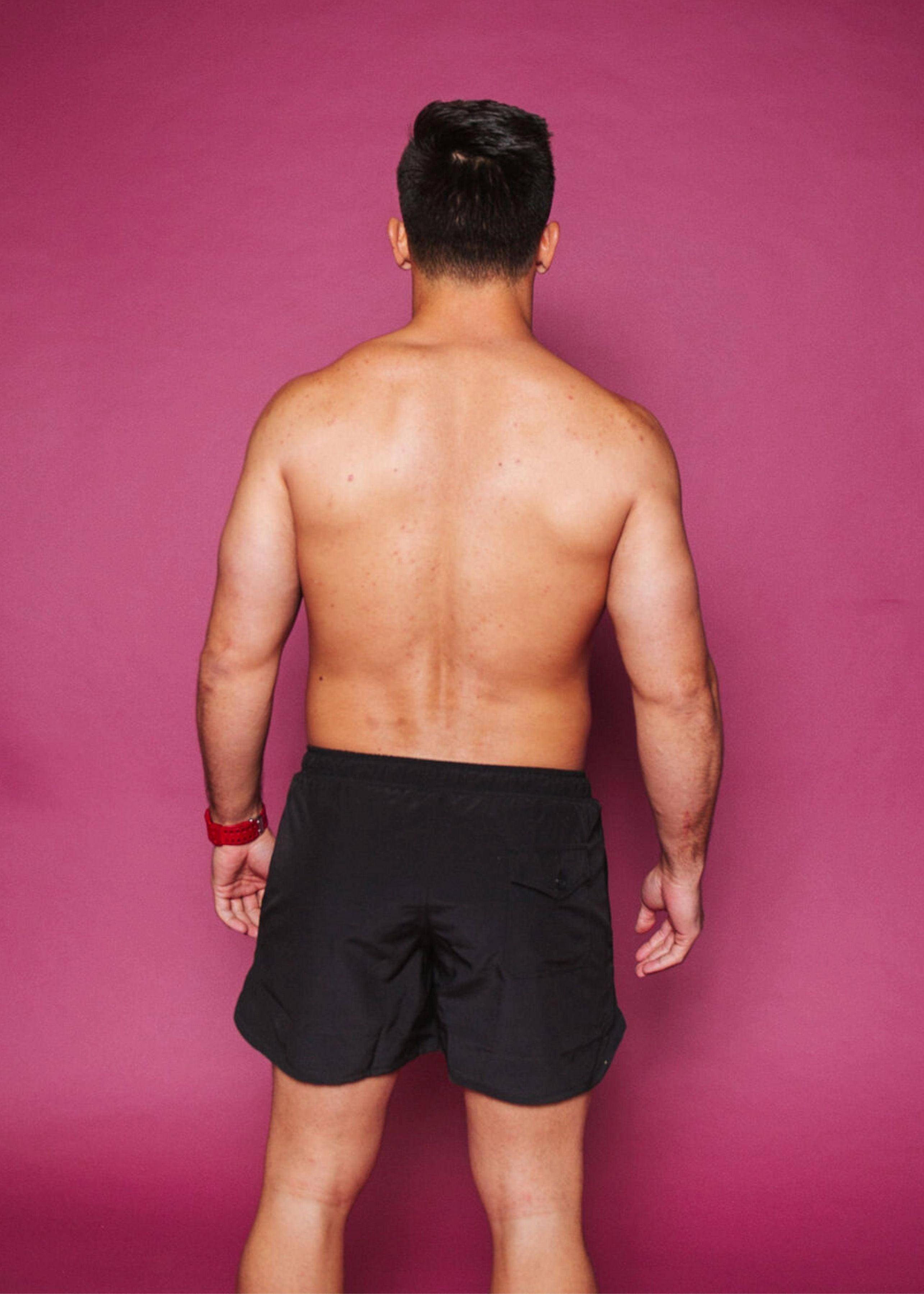 Black | Men's Retro Shorties