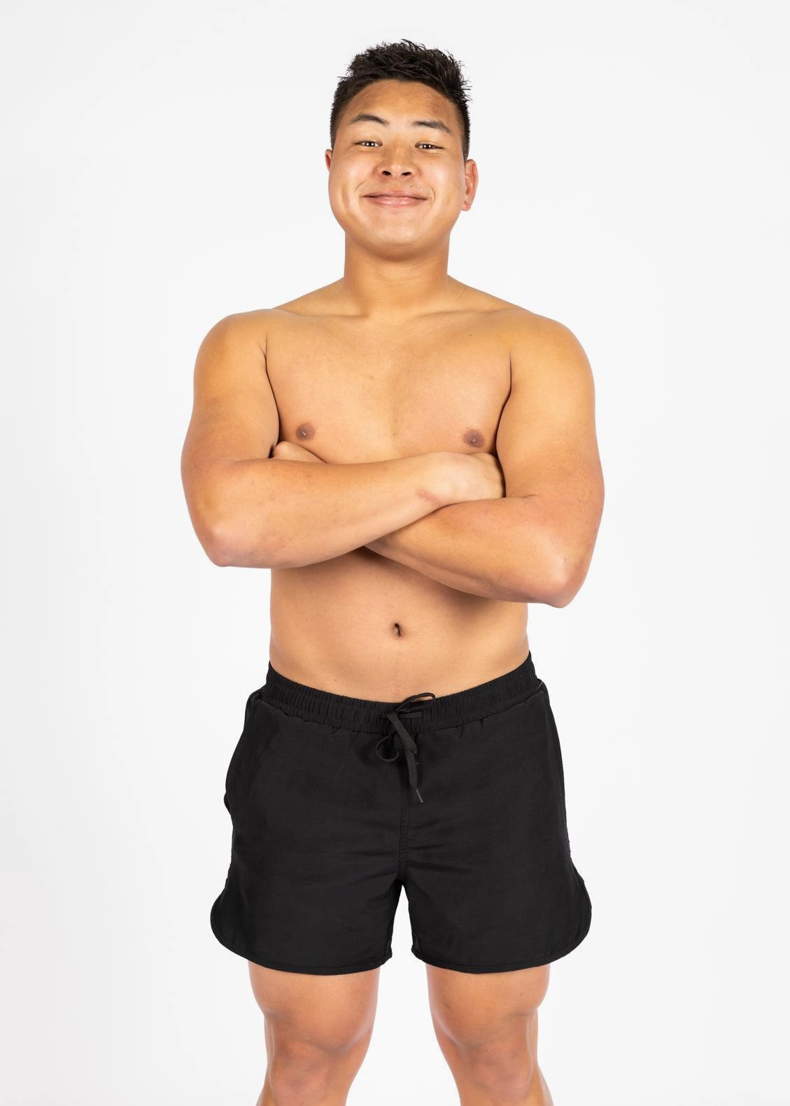 Black | Men's Retro Shorties