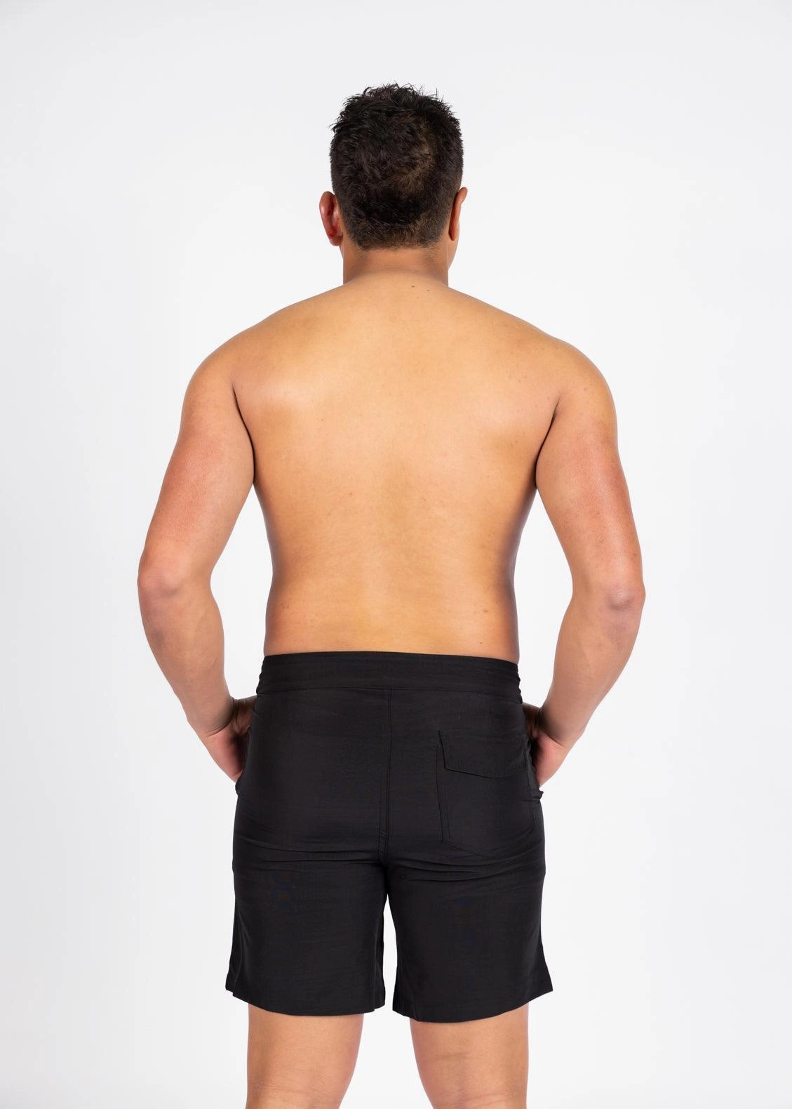 Black | Men's Swim Trunks