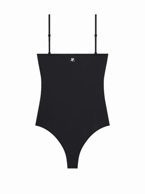 Black Swimsuit With Adjustable Straps