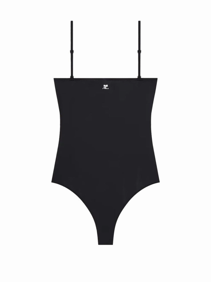 Black Swimsuit With Adjustable Straps
