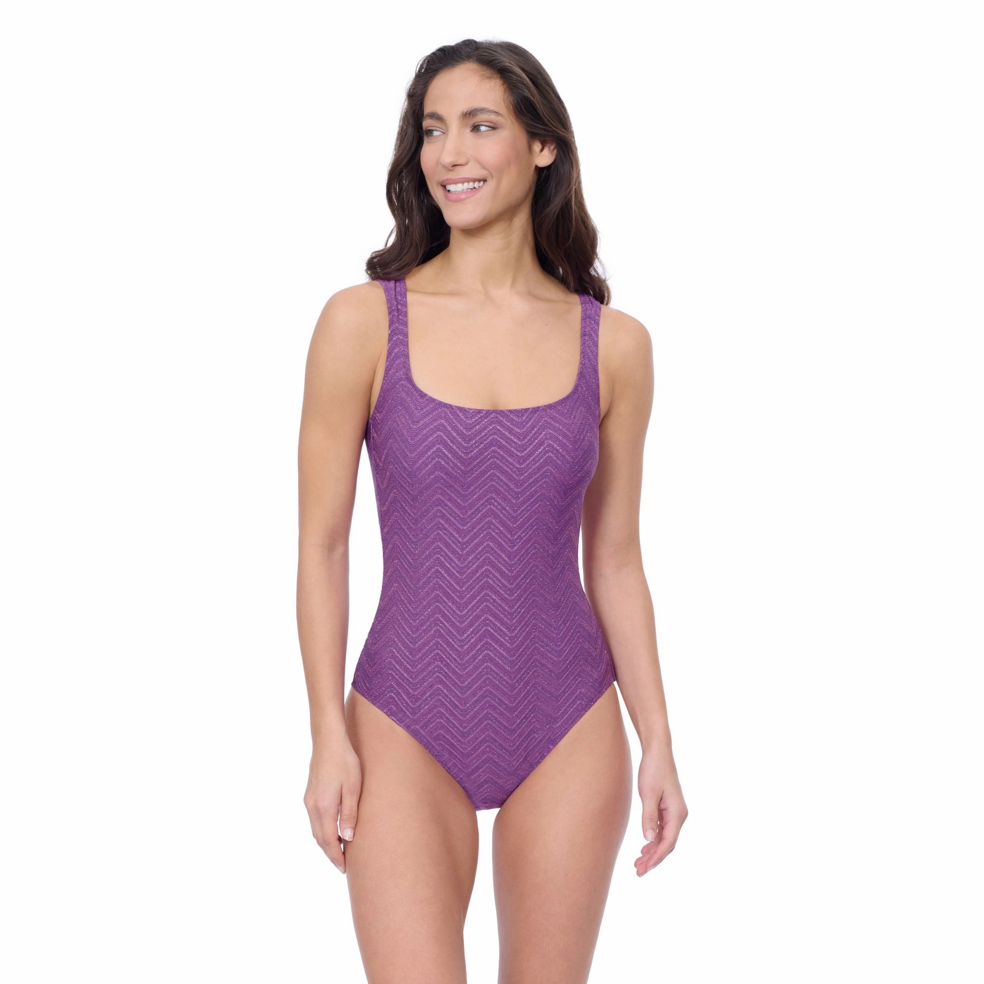 Blend Scoop Neck Texture One Piece