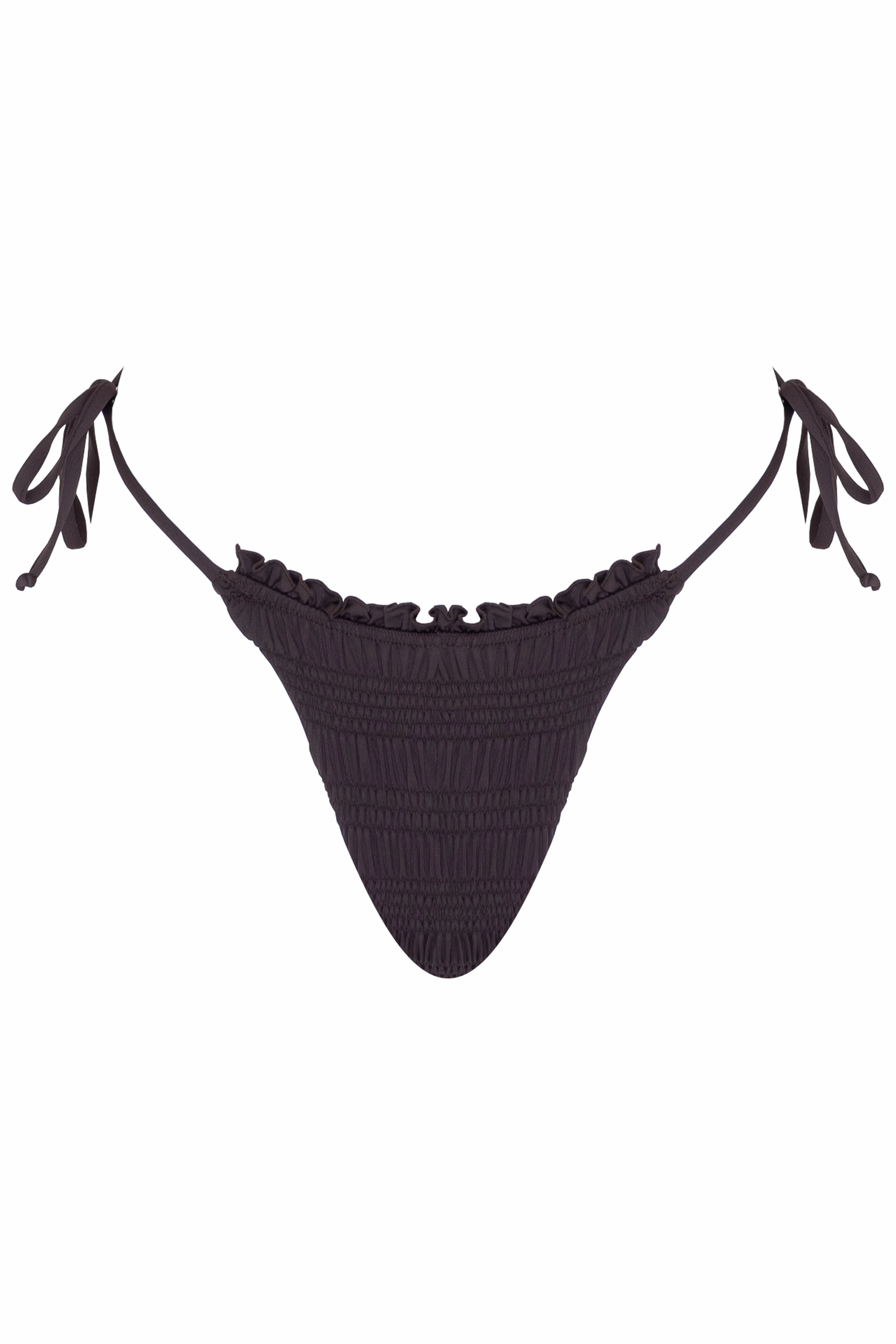 Bree Tie Side Bikini Bottom - Cacao