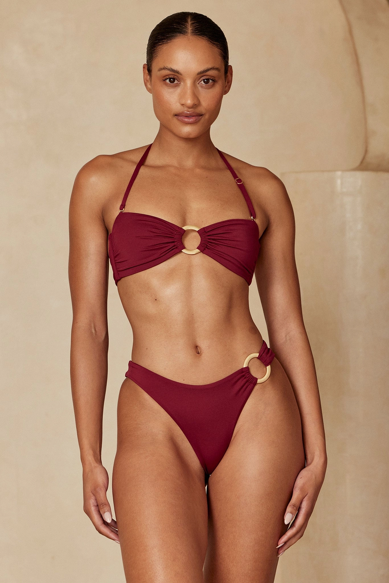Bronte Bottom - Burgundy