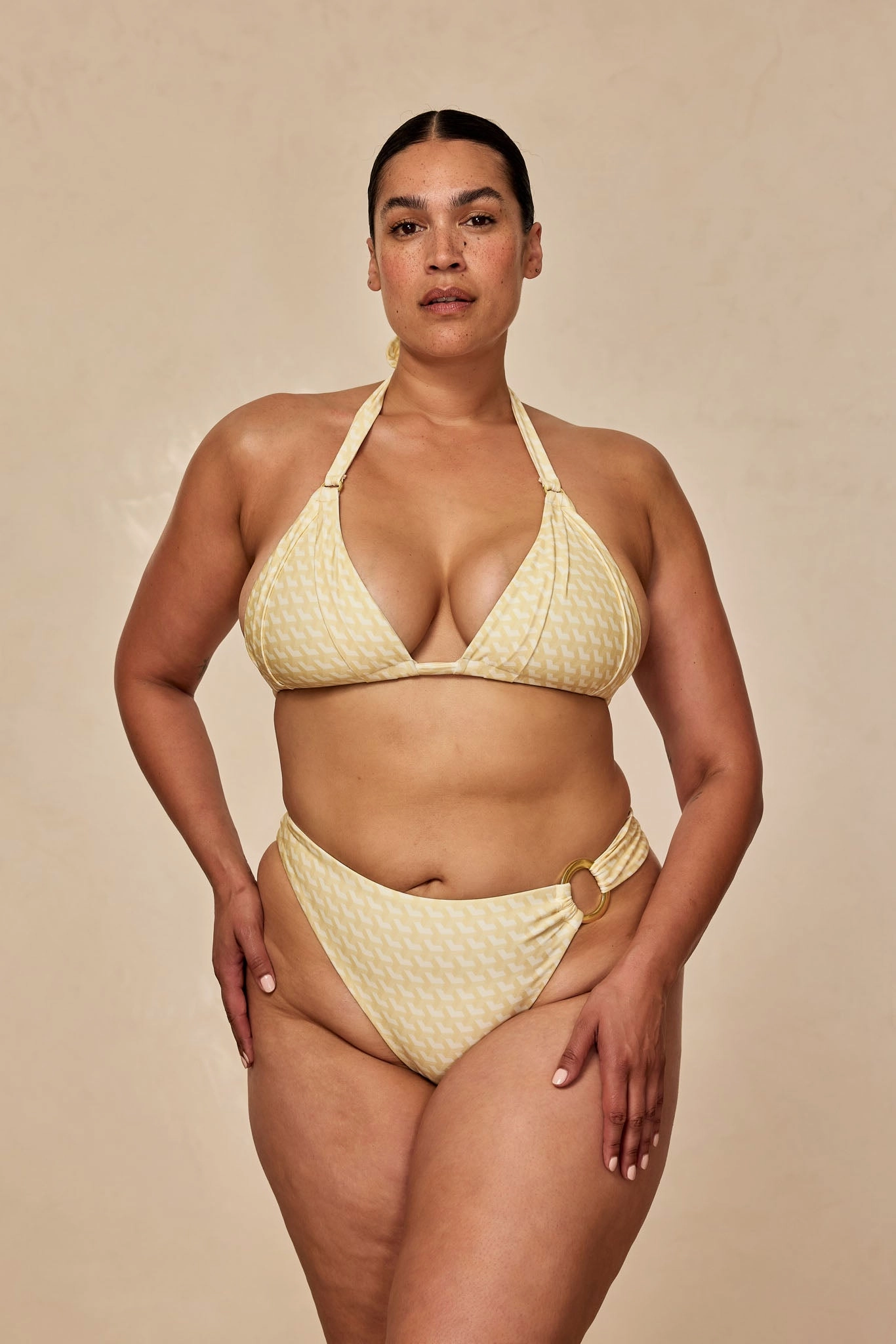 Bronte Bottom - Ivory Geo