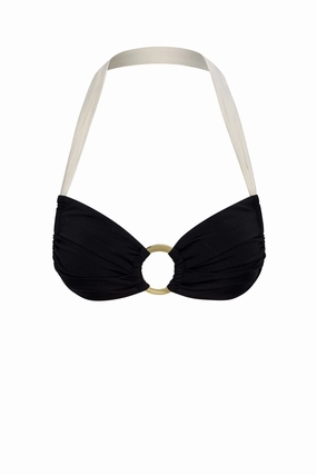 Bronte Top - Black/Ivory
