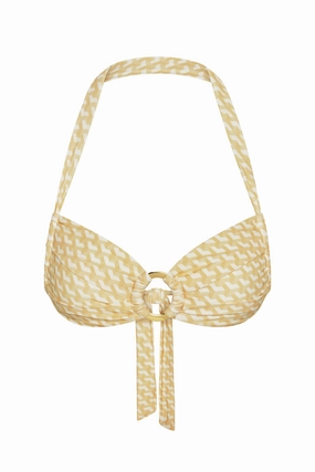 Bronte Top - Ivory Geo