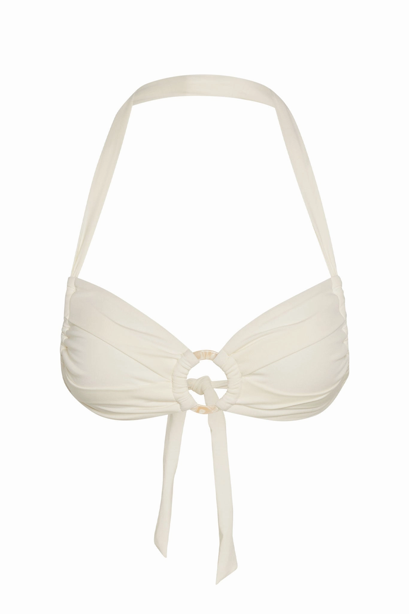 Bronte Top - Ivory w/ Pearl Ring