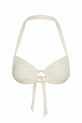 Bronte Top - Ivory w/ Pearl Ring