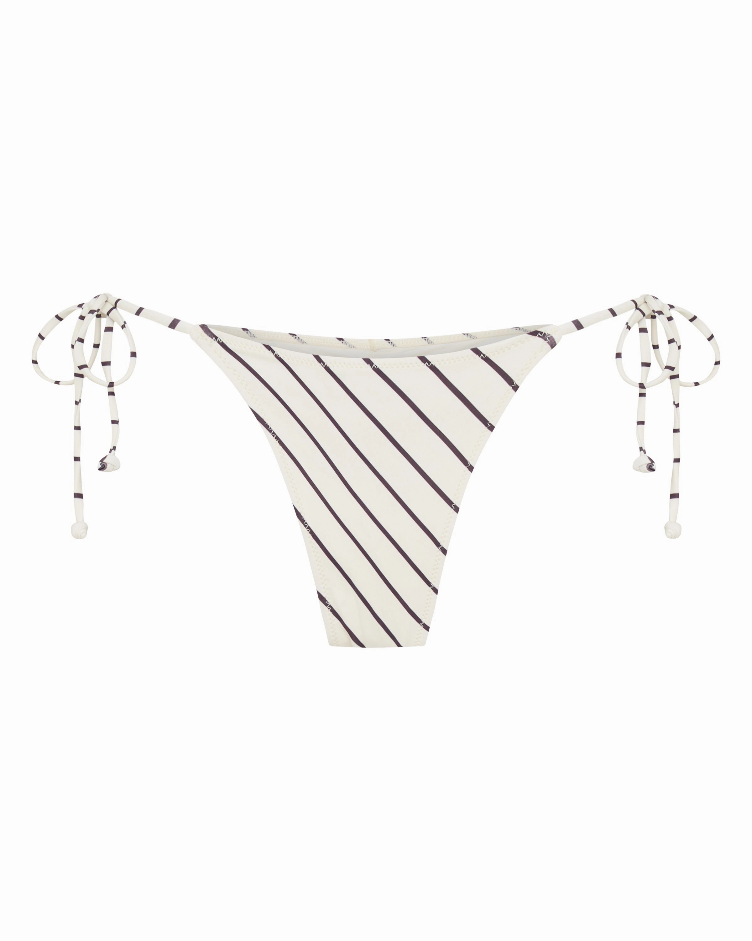 Cabo Bottoms Cream/Choc Stripe