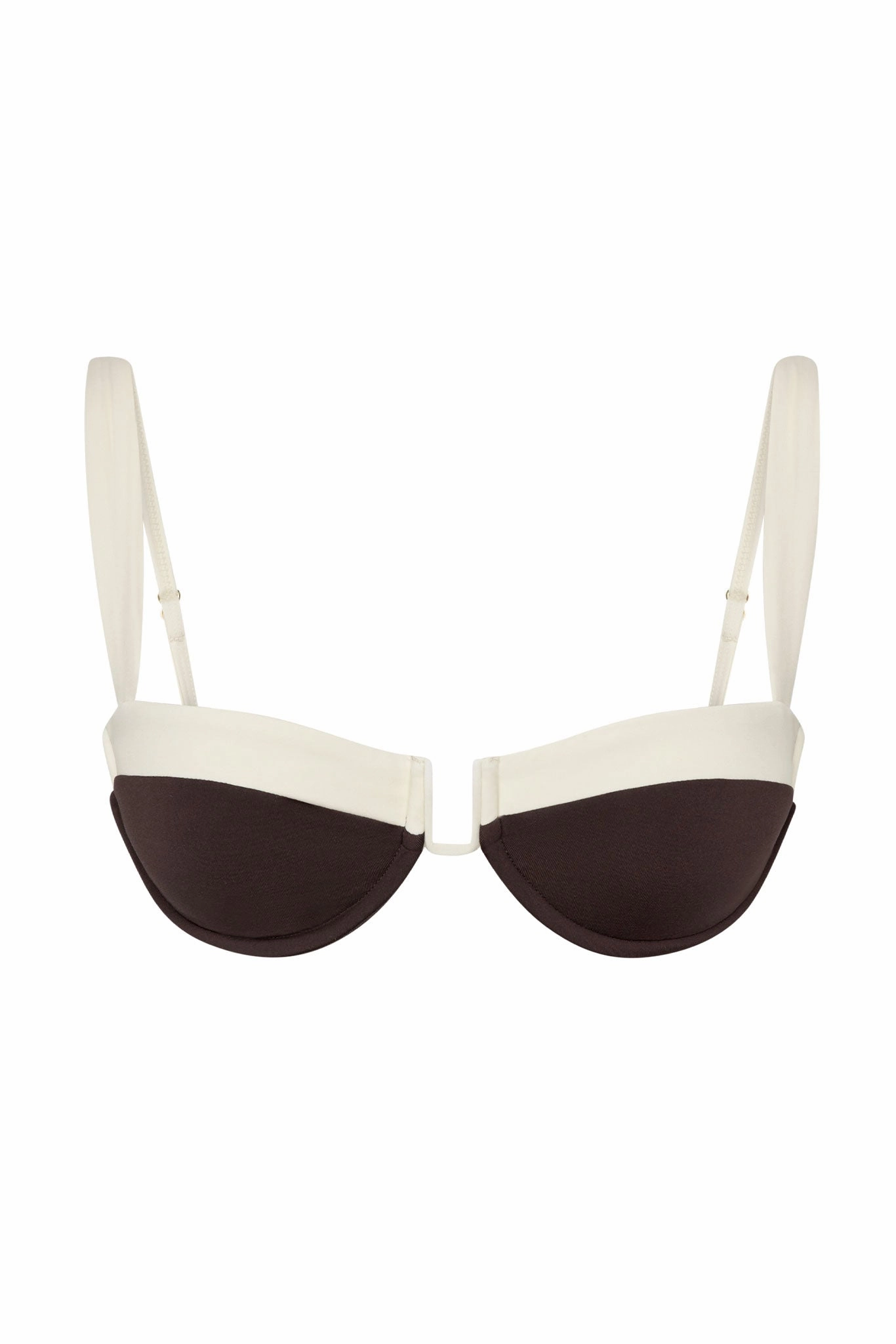 Cala Roja Top - Espresso/Ivory