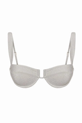 Cala Roja Top - Soft Silver Shimmer
