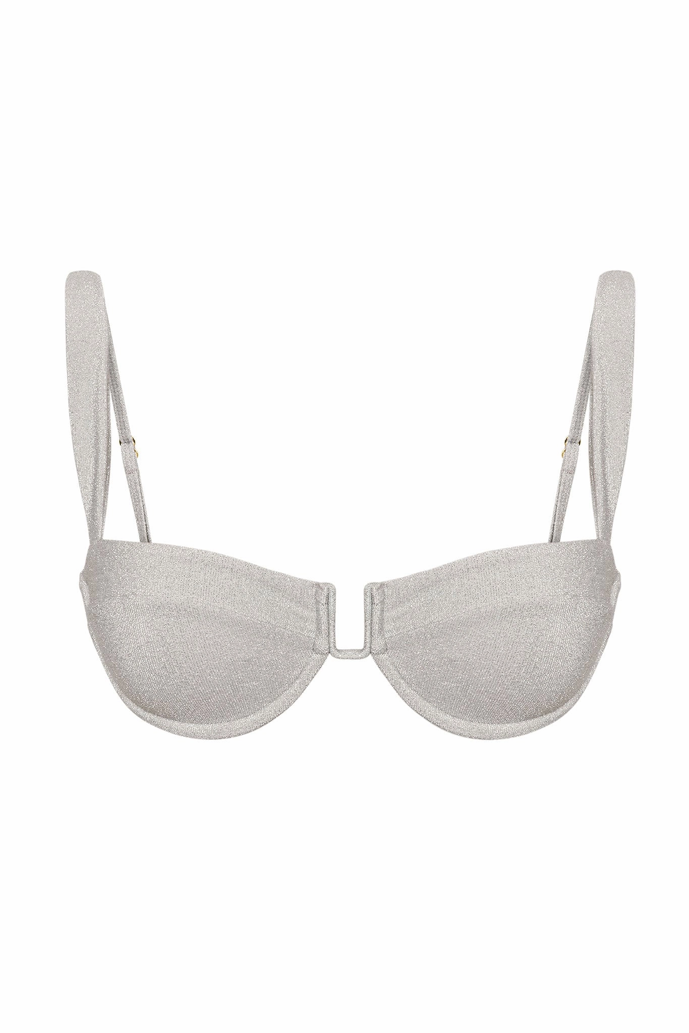 Cala Roja Top - Soft Silver Shimmer