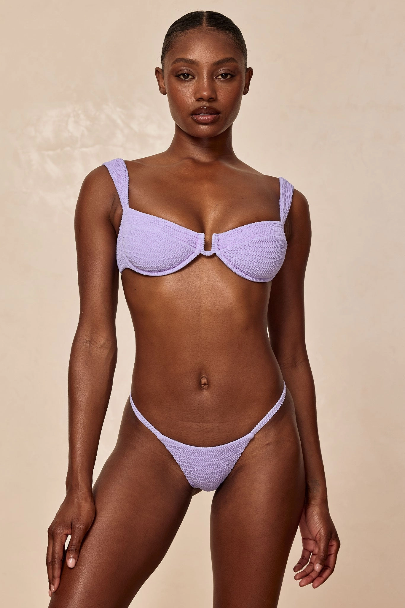Cala Roja Top - Wisteria Crinkle