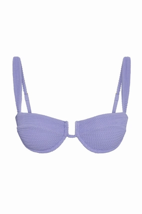 Cala Roja Top - Wisteria Crinkle