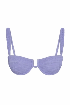 Cala Roja Top - Wisteria Crinkle
