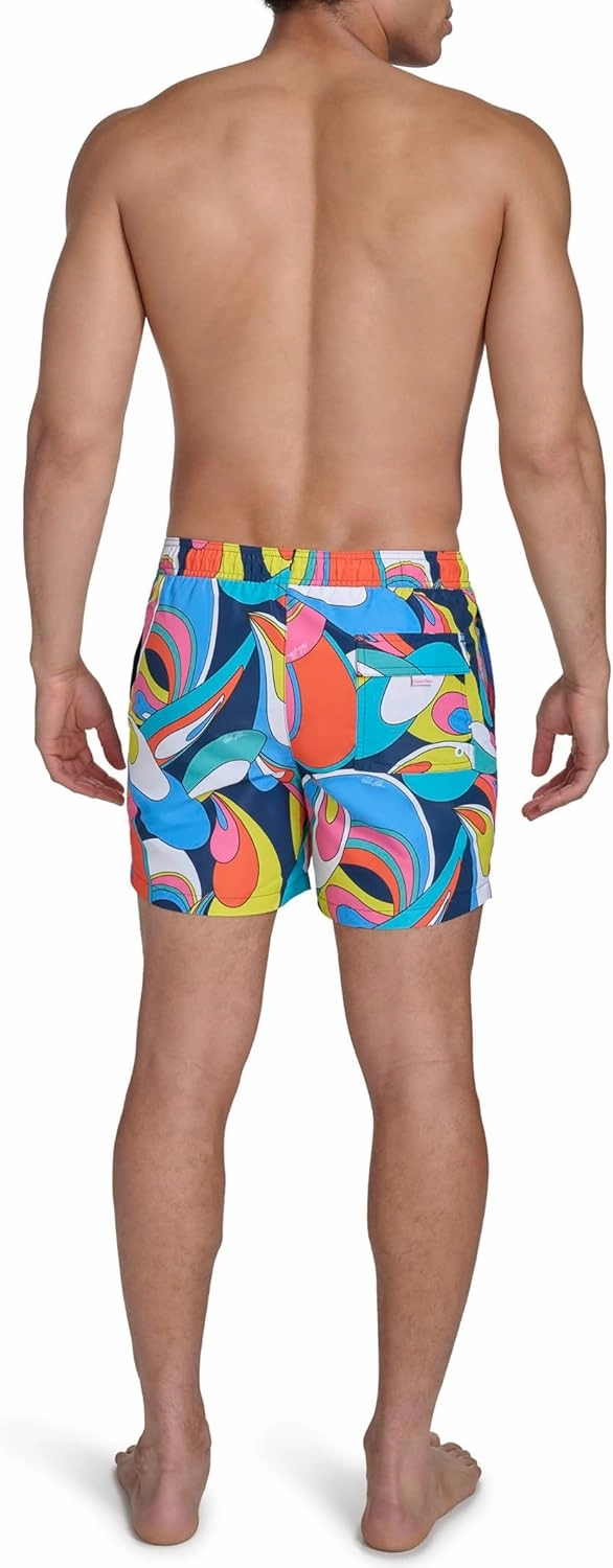 Calvin Klein Men's Volley Quick Dry Lightweight Swim Trunk