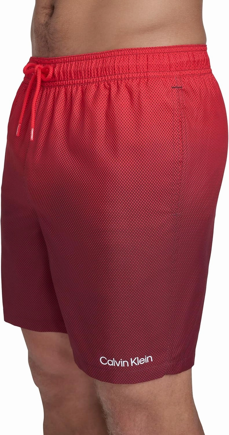 Calvin Klein Men's Volley Quick Dry Lightweight Swim Trunk