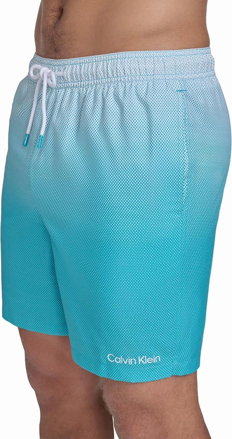 Calvin Klein Men's Volley Quick Dry Lightweight Swim Trunk