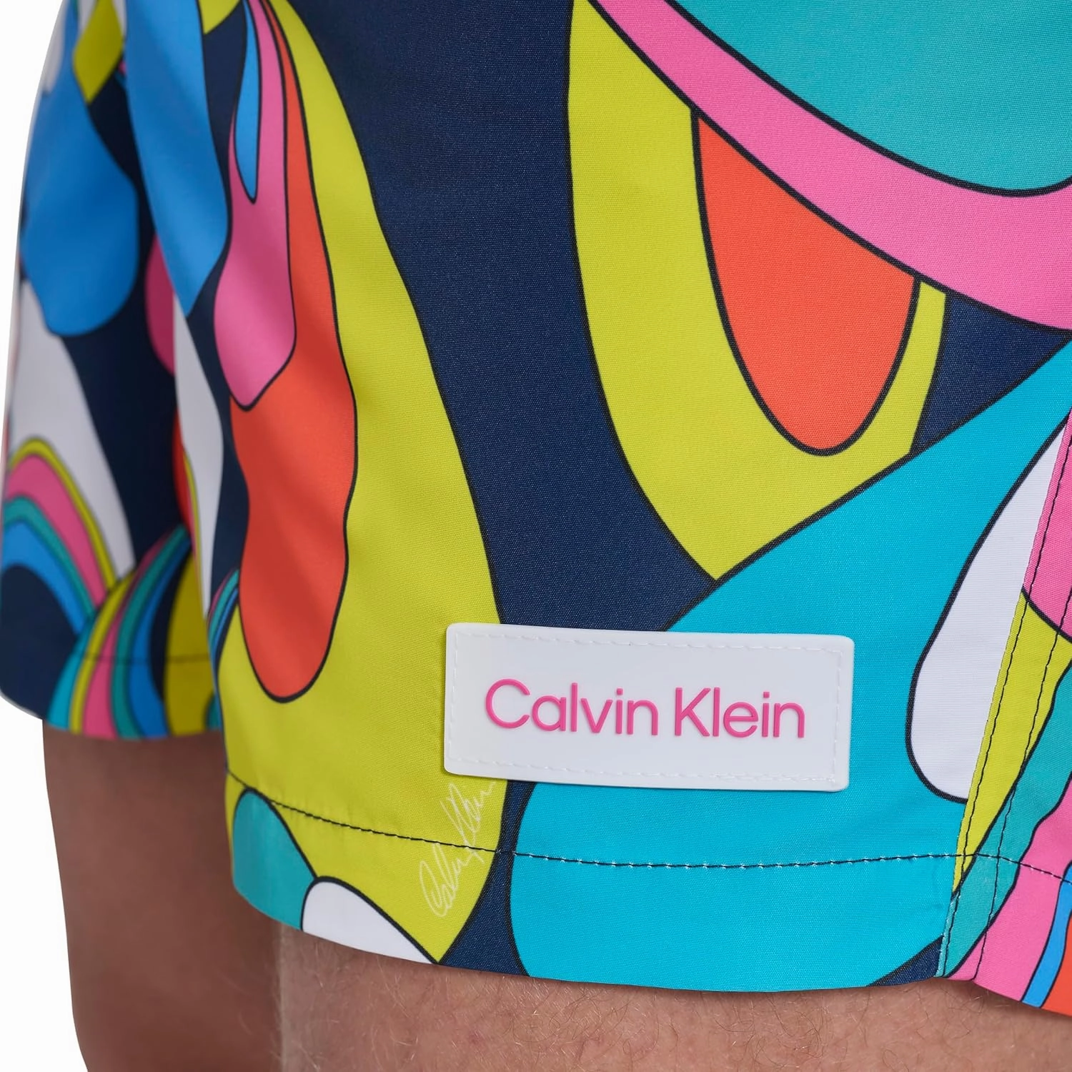 Calvin Klein Men's Volley Quick Dry Lightweight Swim Trunk