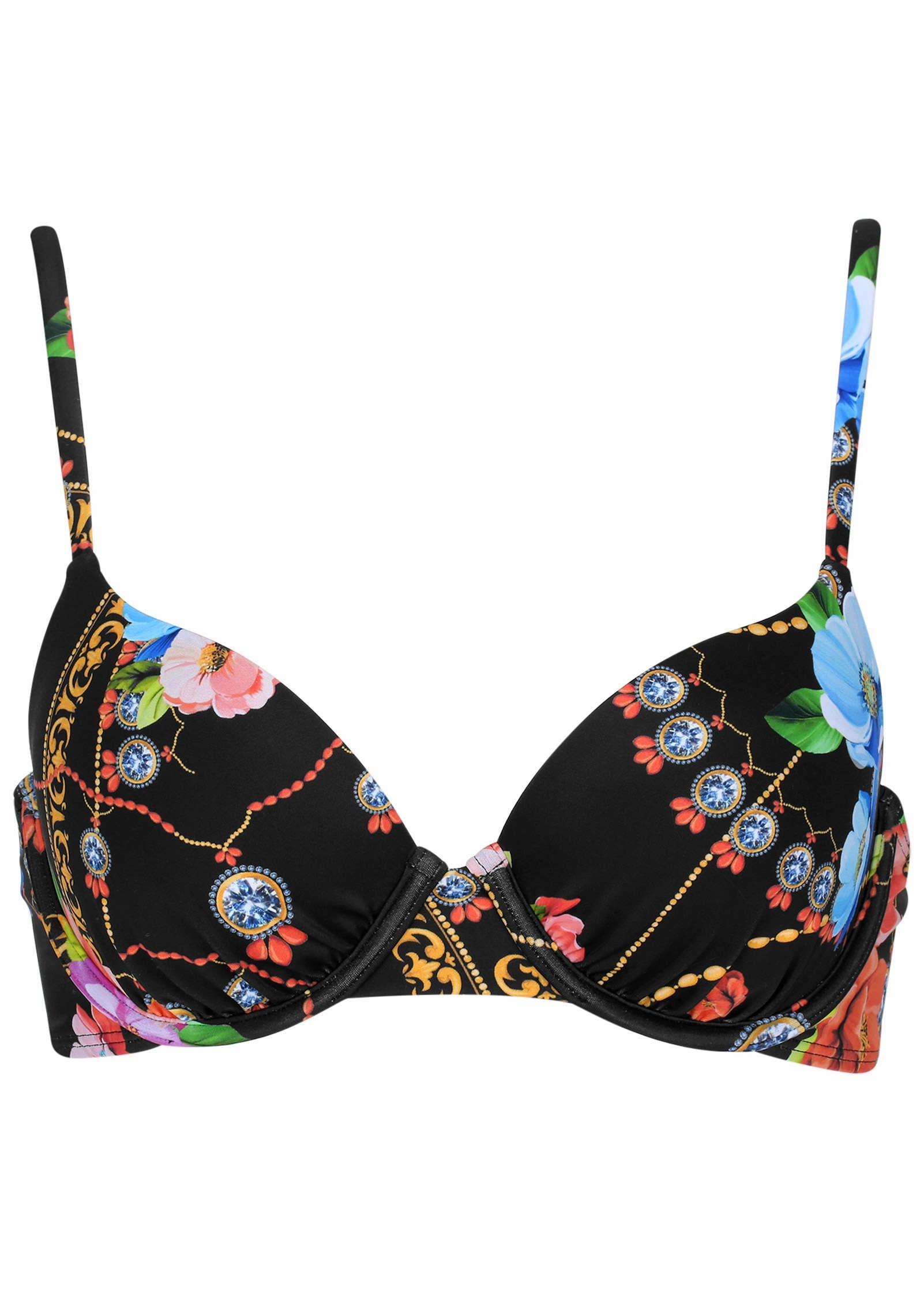 Cancun Underwire Top - Beaded Floral