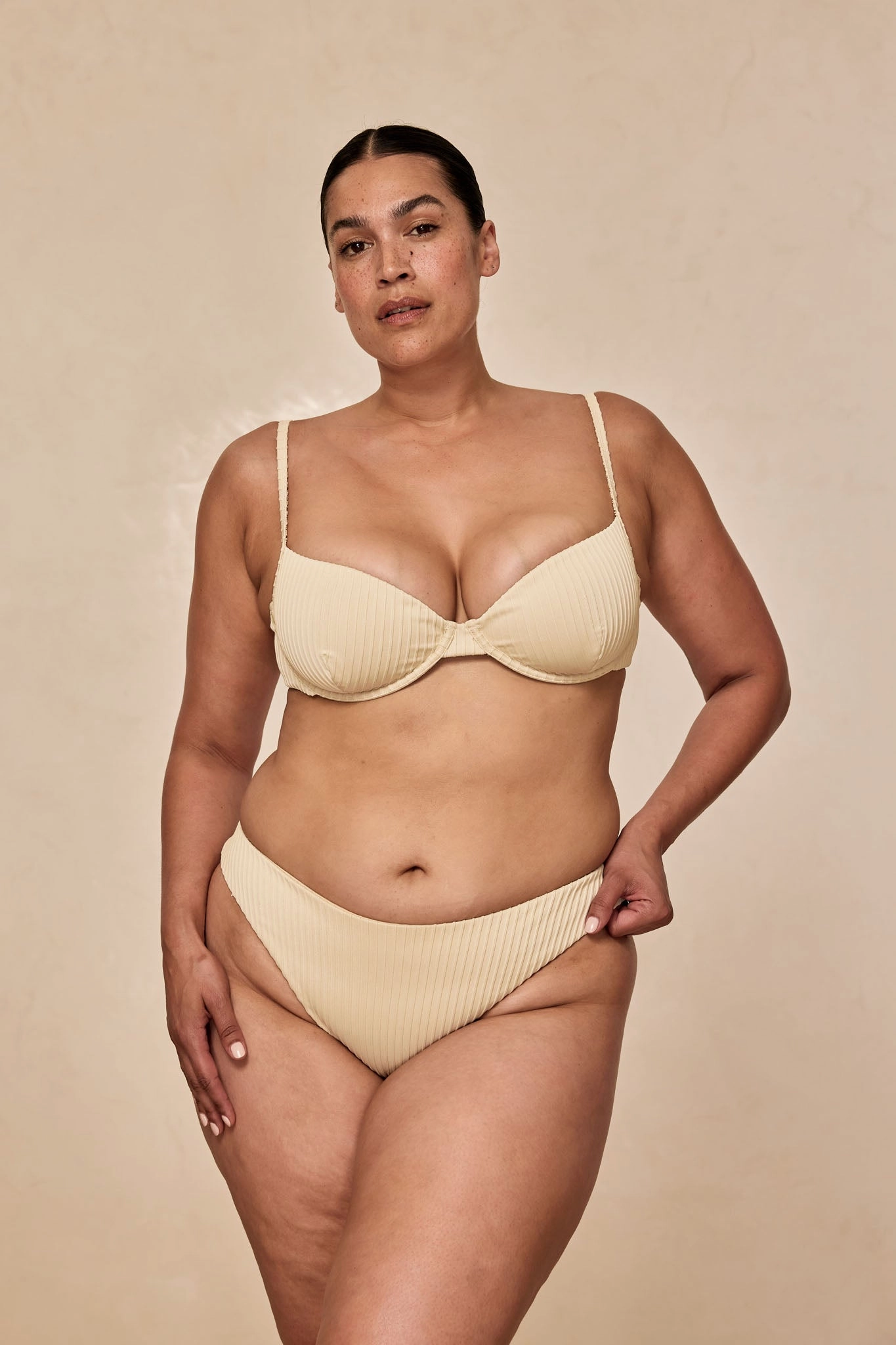 Capri Top - Vanilla Matte Rib
